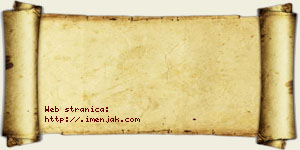 Andjelina Brzić vizit kartica